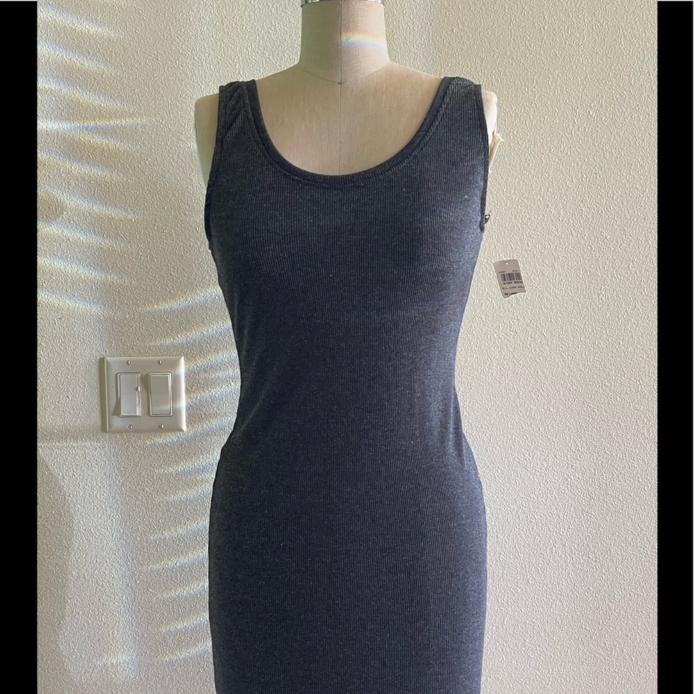 NWT Charcoal Grey MIDI Dress Long